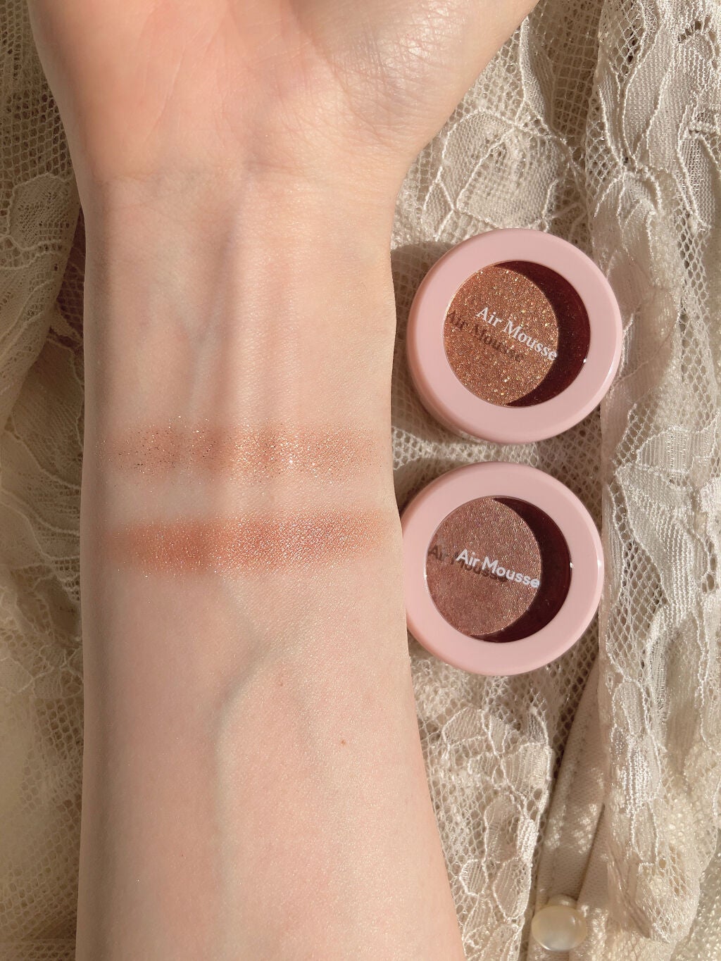 ピクニック エアームースアイズ/ETUDE/ジェル・クリームアイシャドウを使ったクチコミ(5枚目)