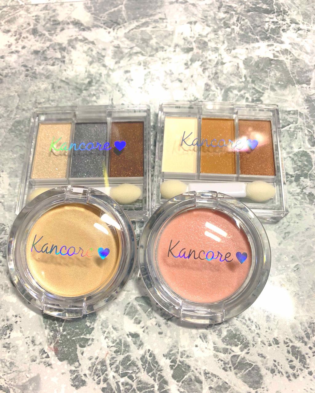 カンコレアイシャドウ/DAISO/アイシャドウパレットを使ったクチコミ(1枚目)