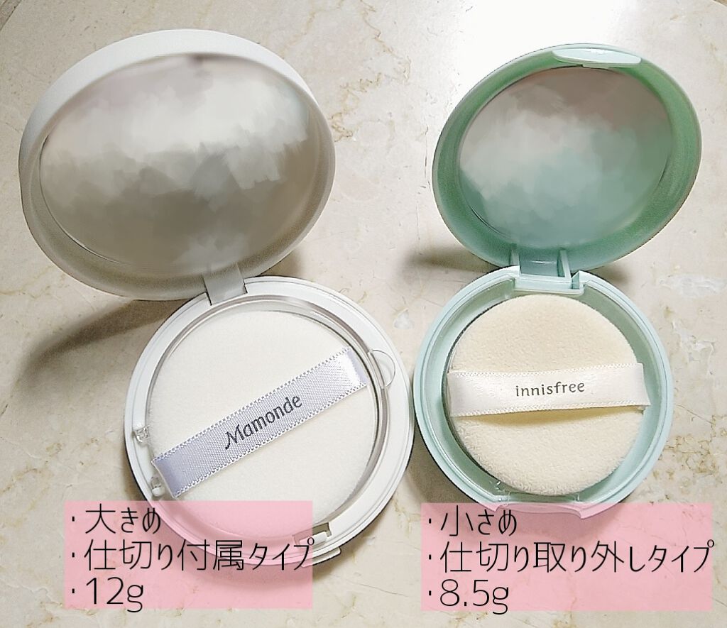 ノーセバム ミネラルパクト N/innisfree/プレストパウダーを使ったクチコミ(2枚目)