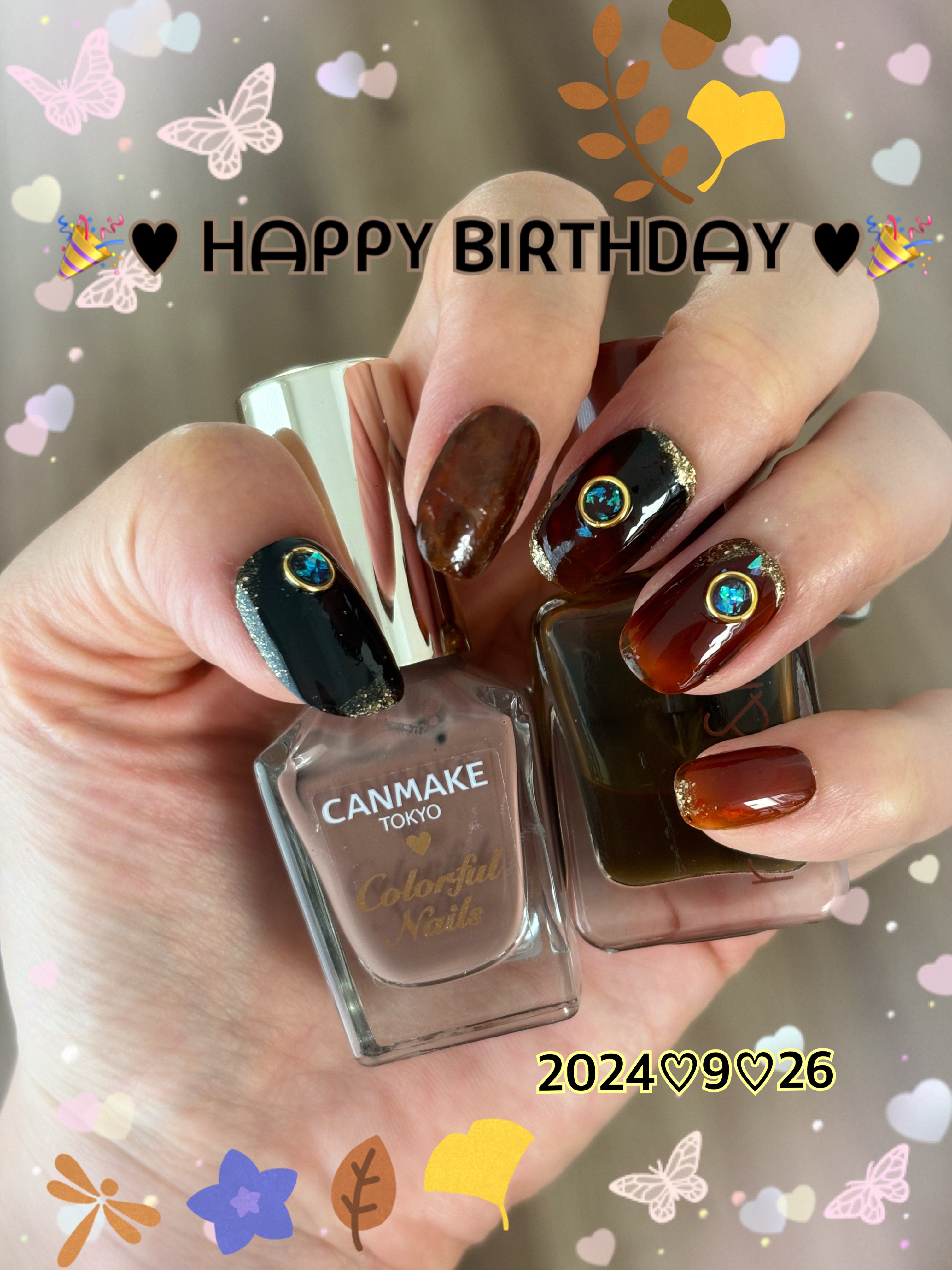 カラフルネイルズ/キャンメイク/マニキュアを使ったクチコミ（1枚目）