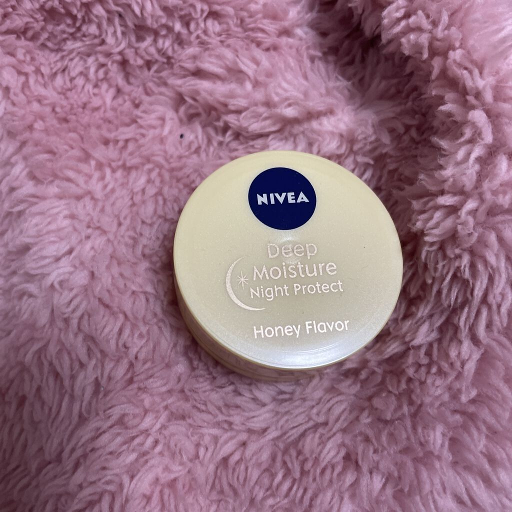 ディープモイスチャーナイトプロテクト はちみつの香り/ニベア/リップマスクを使ったクチコミ（1枚目）