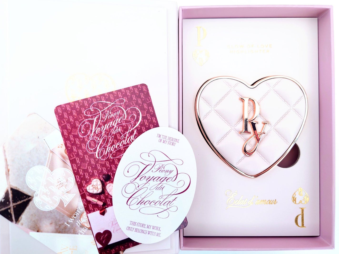 グロウオブラブハイライター/Peony/パウダーハイライトを使ったクチコミ(1枚目)