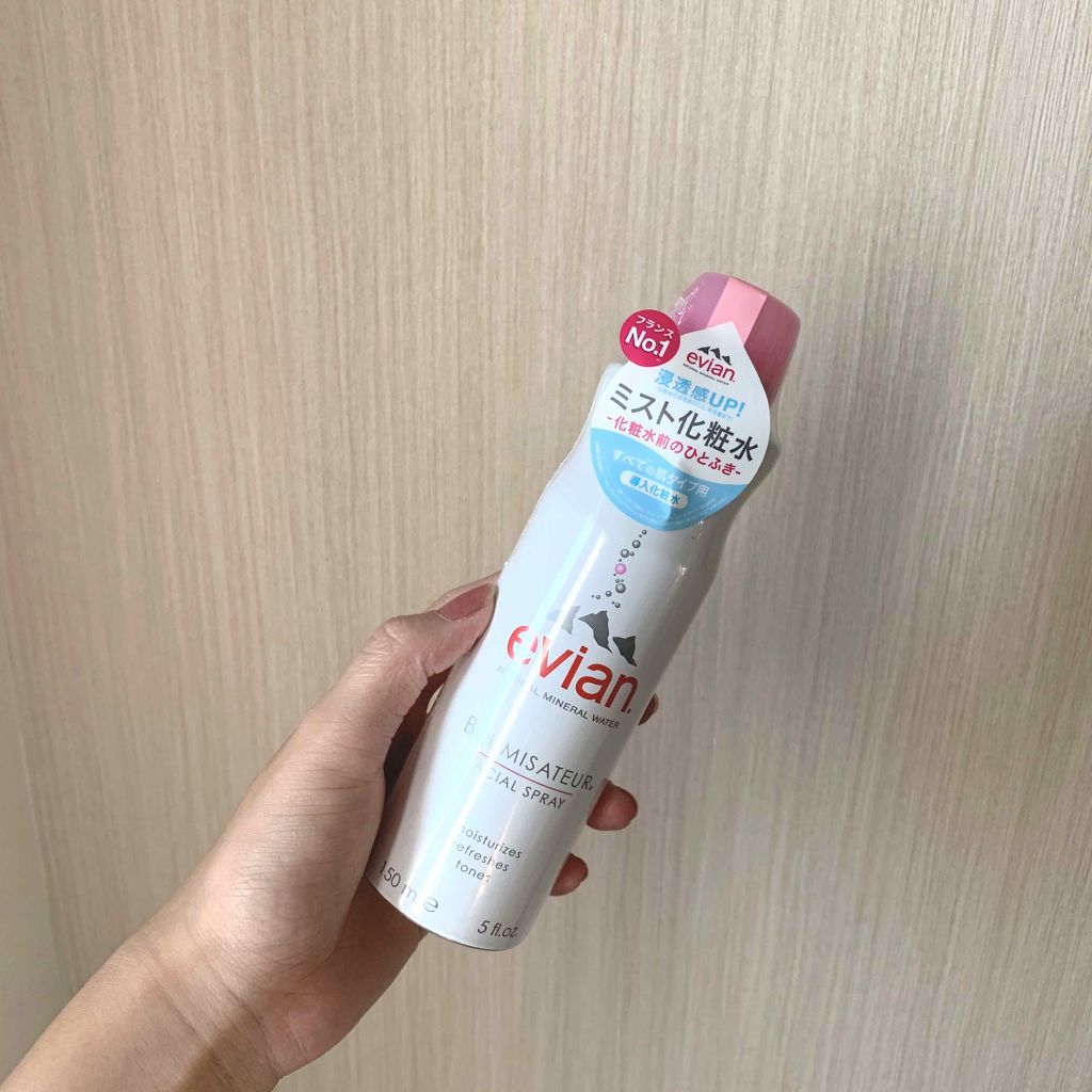 フェイシャルスプレー/エビアン/ミスト状化粧水を使ったクチコミ（1枚目）
