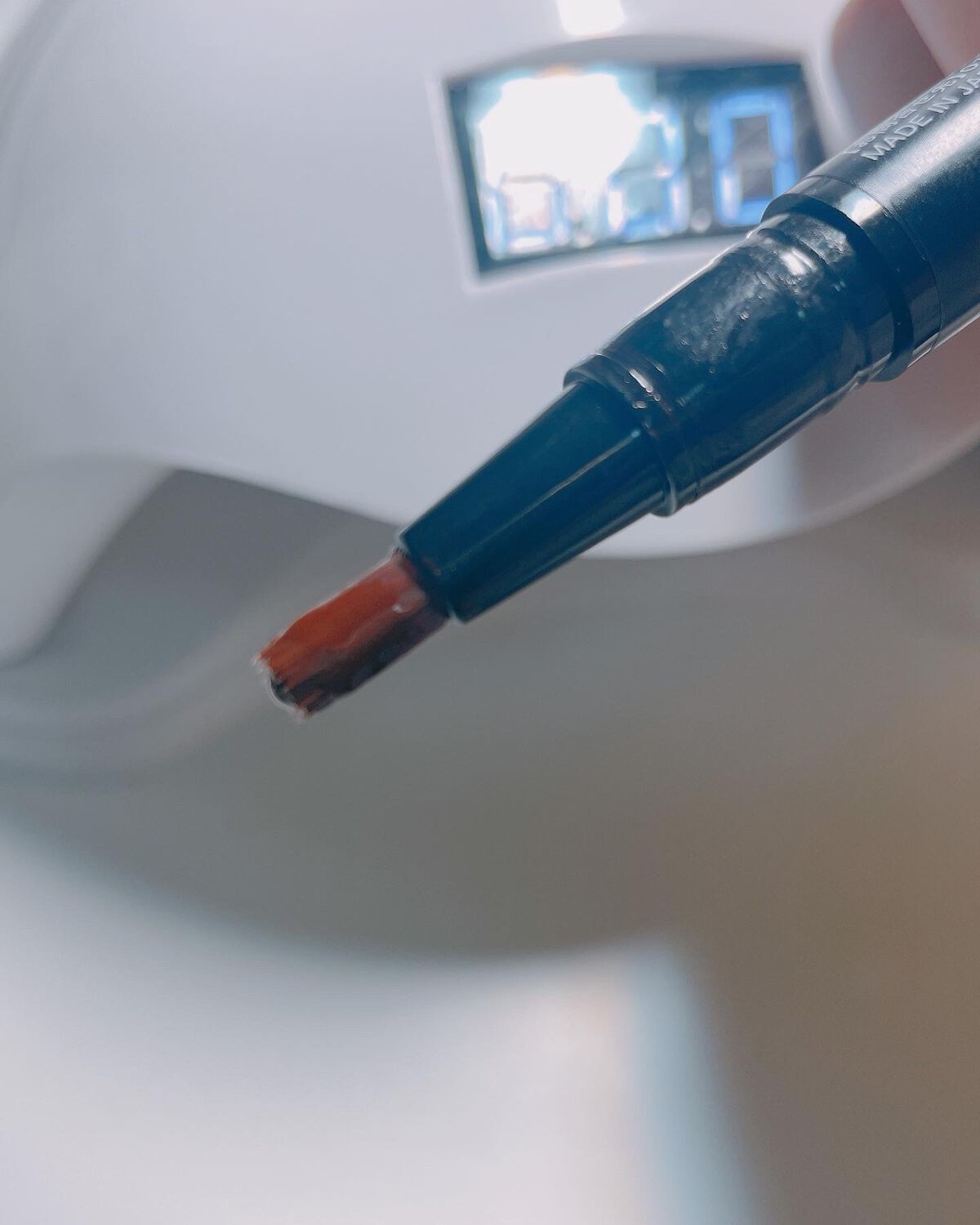 チャームスティックジェル #07 ブラウン/OMD/オールインワンネイルを使ったクチコミ（2枚目）