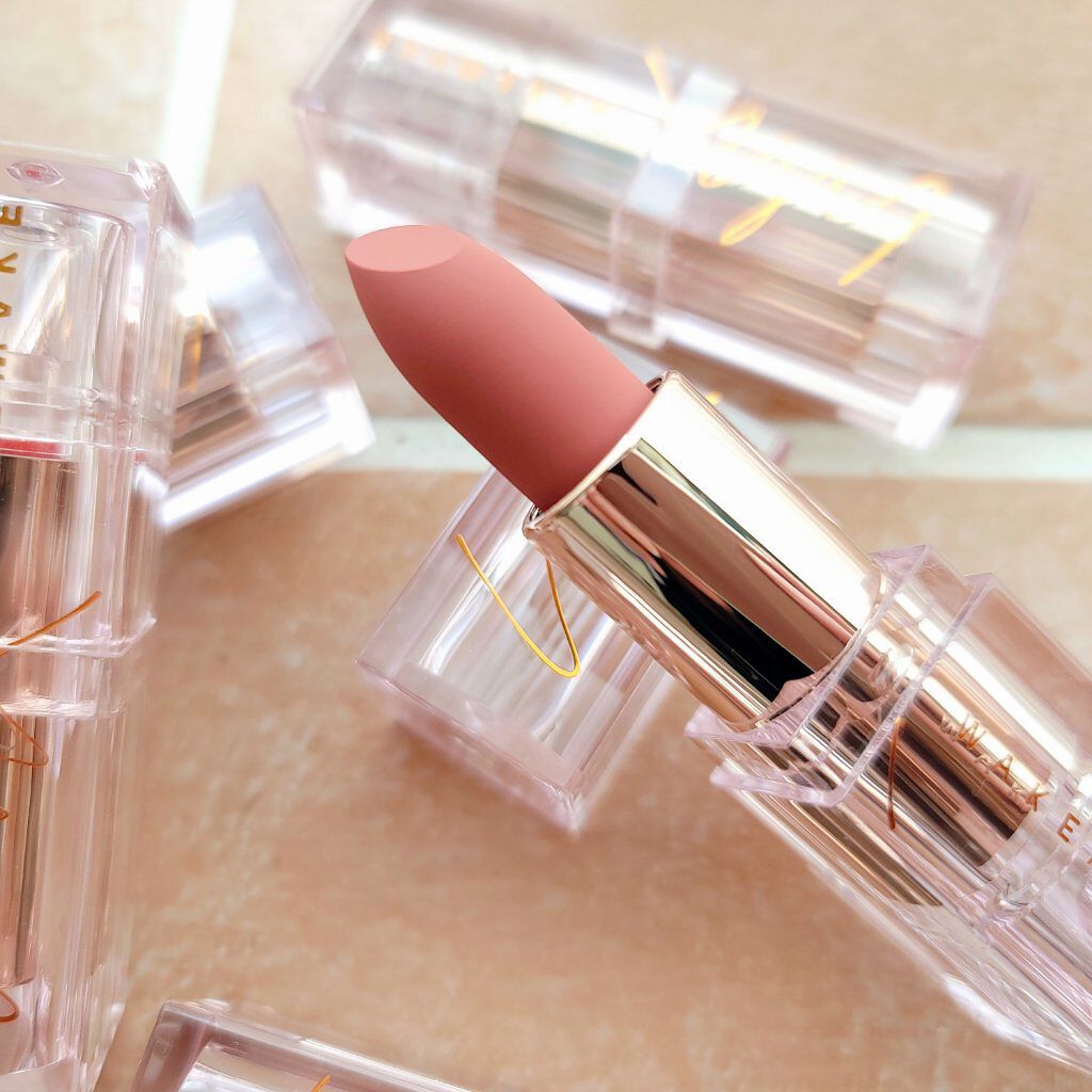 ヌーディーベルベットリップ/wakemake/口紅を使ったクチコミ（2枚目）