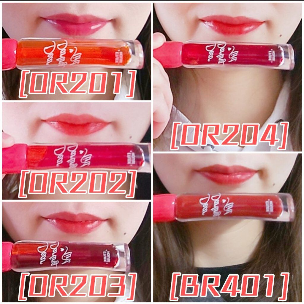 ディアダーリン ウォータージェルティント/ETUDE/リップティントを使ったクチコミ（3枚目）