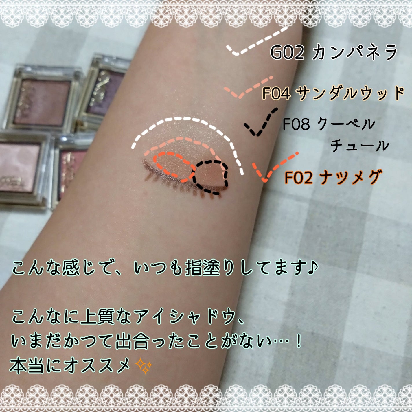 アイプランナー/excel/単色アイシャドウを使ったクチコミ(4枚目)