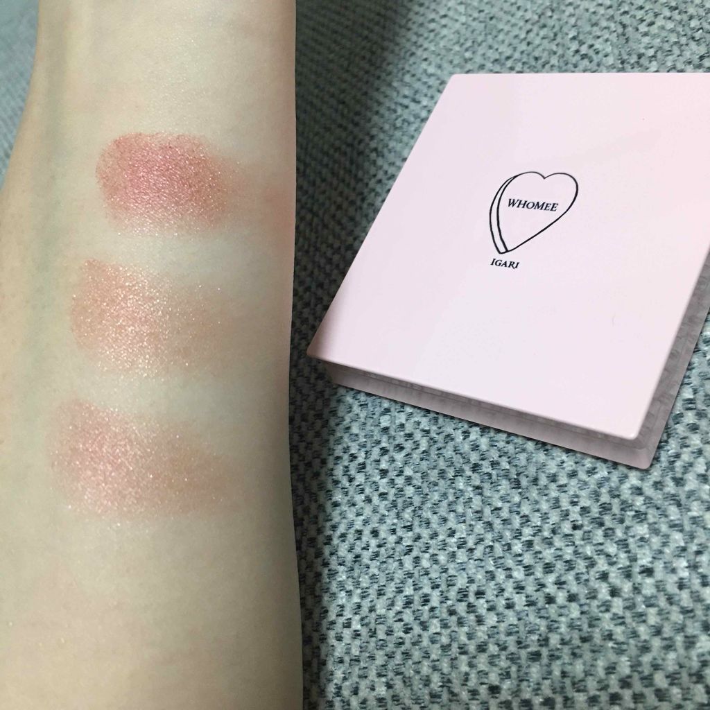 フーミー アイシャドウパレット/WHOMEE/アイシャドウパレットを使ったクチコミ(3枚目)