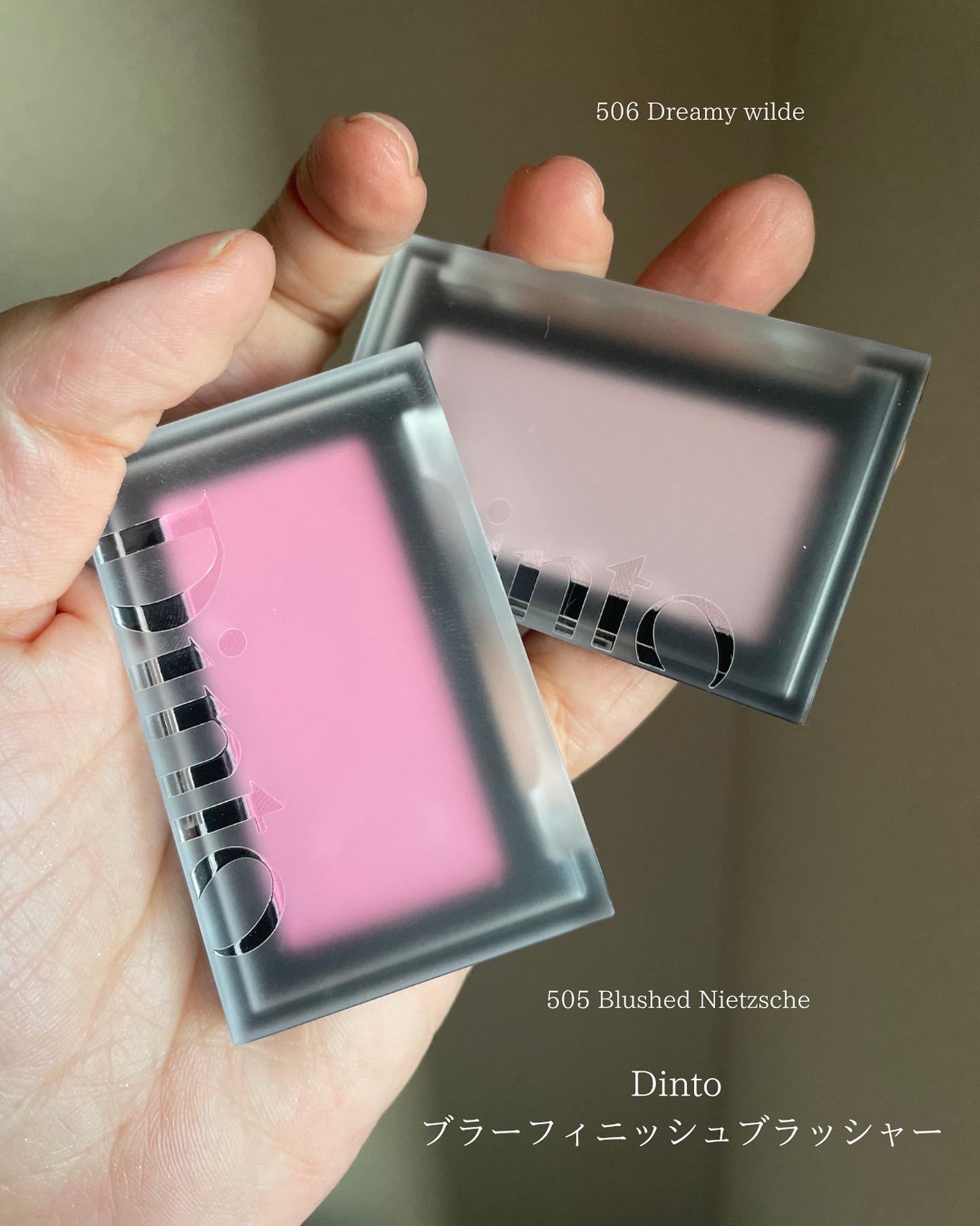 アイシャドウパレット、チーク、ブラシなど ブラーフィニシュシャドウパレット｜Dinto他、1商品を使った口コミ