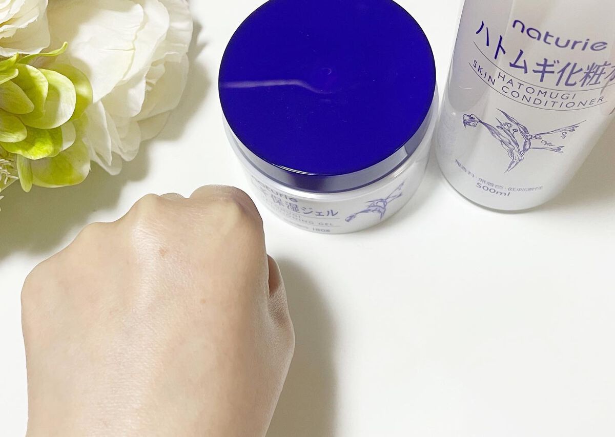 ハトムギ保湿ジェル(ナチュリエ スキンコンディショニングジェル)/ナチュリエ/美容液を使ったクチコミ(7枚目)