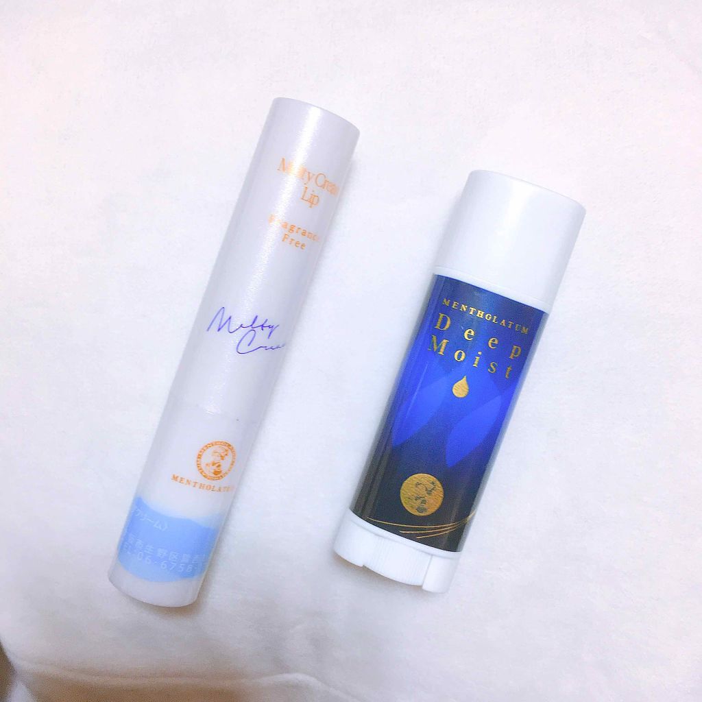 ディープモイスト 無香料/メンソレータム/リップクリームを使ったクチコミ(1枚目)