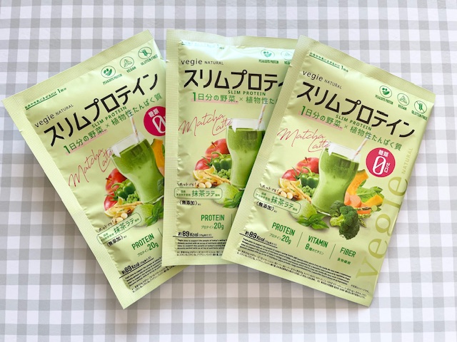 スリムプロテイン/vegie natural/ソイプロテインを使ったクチコミ（1枚目）