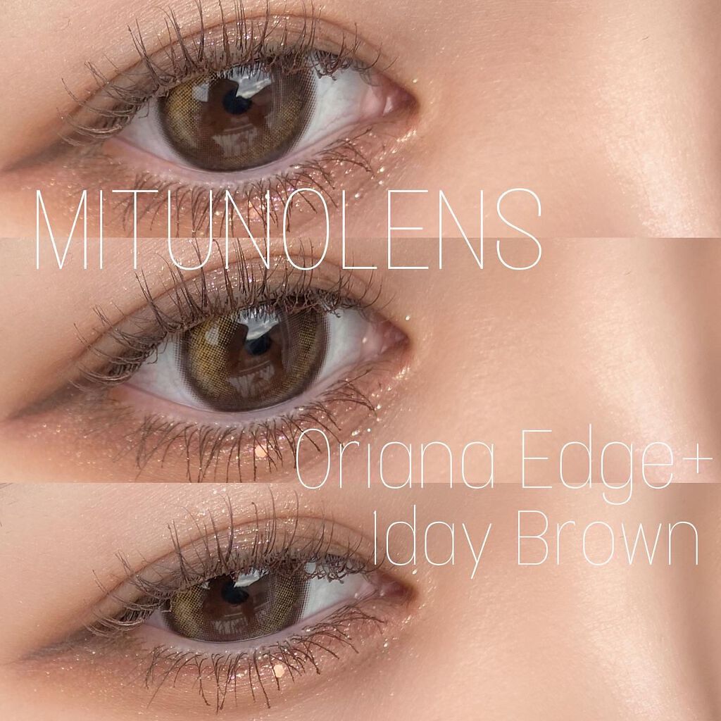 ORIANA EDGE+1DAY/蜜のレンズ/ワンデー（１DAY）カラコンを使ったクチコミ（1枚目）