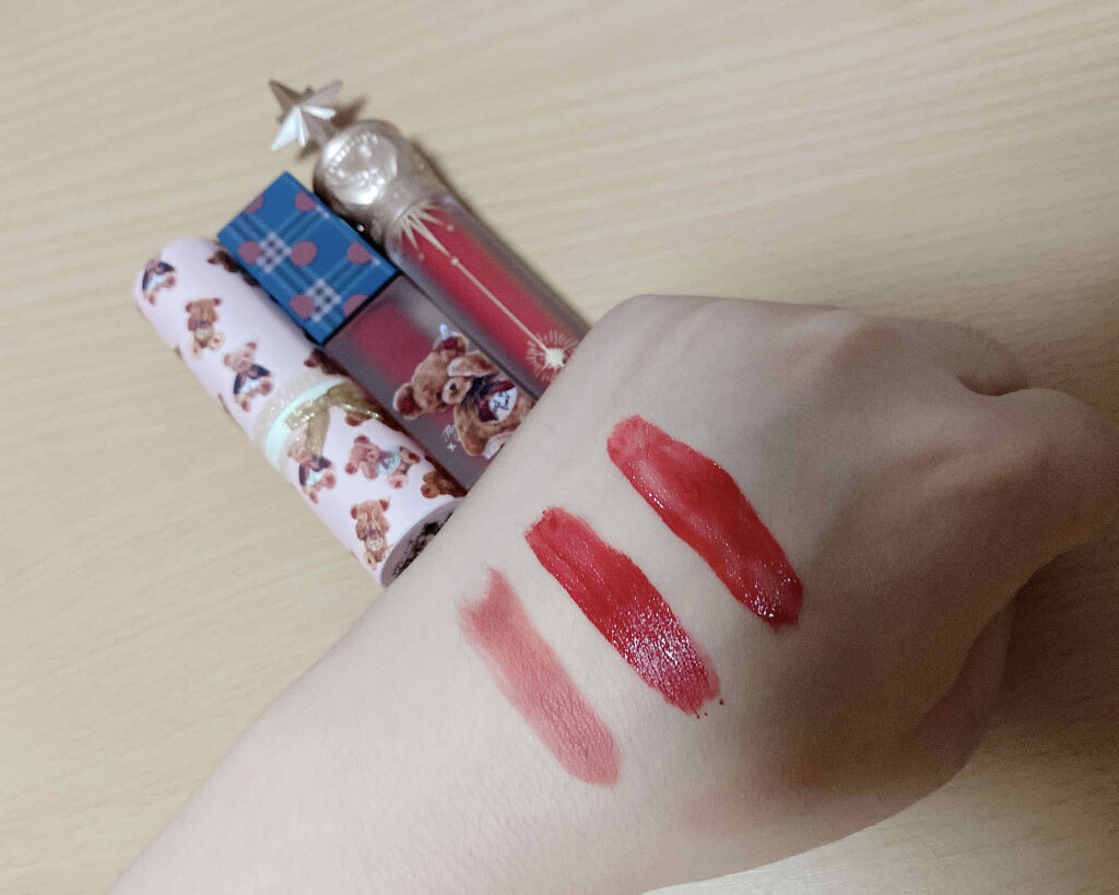 LoveBear ココアムースティントルージュ/FlowerKnows/リップティントを使ったクチコミ（3枚目）