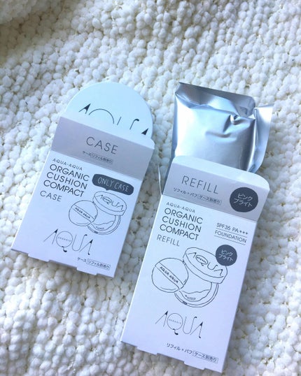 オーガニッククッションコンパクト/アクア・アクア/クッションファンデーションを使ったクチコミ(1枚目)