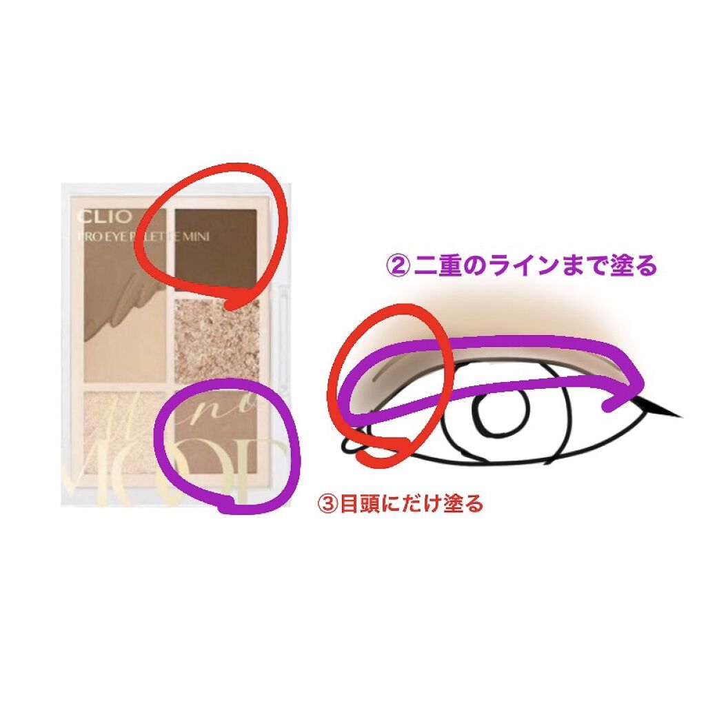 プロ アイパレット ミニ/CLIO/アイシャドウパレットを使ったクチコミ（3枚目）