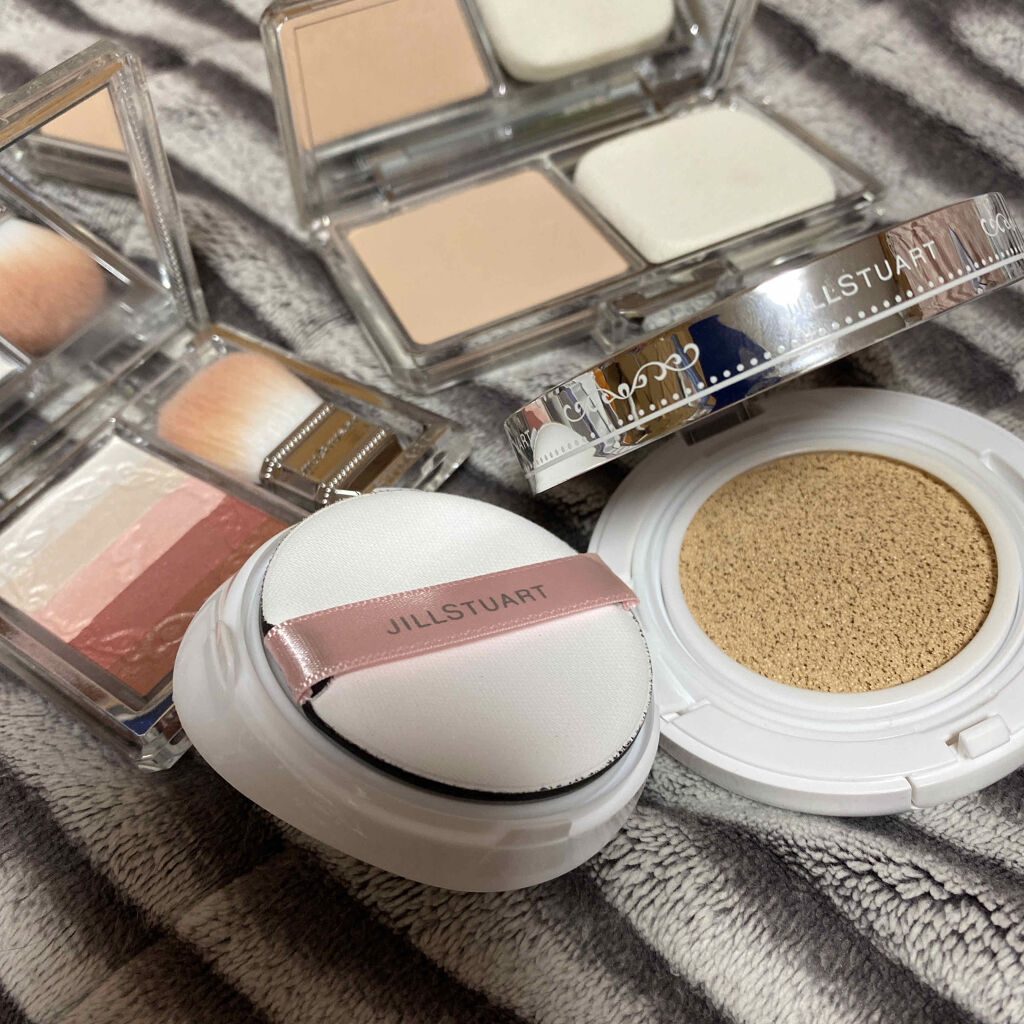 ブルーミングデュー オイルインブラッシュ/JILL STUART/パウダーチークを使ったクチコミ（1枚目）