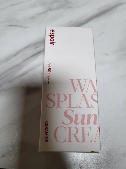 ウォータースプラッシュサンクリーム セラミド/espoir/日焼け止めクリームを使ったクチコミ(1枚目)