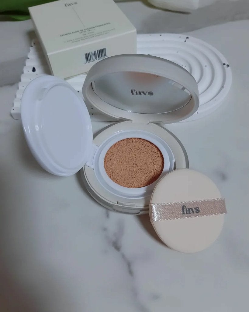 カーミンググロウアップクッションファンデーション/favs/リキッドファンデーションを使ったクチコミ(4枚目)