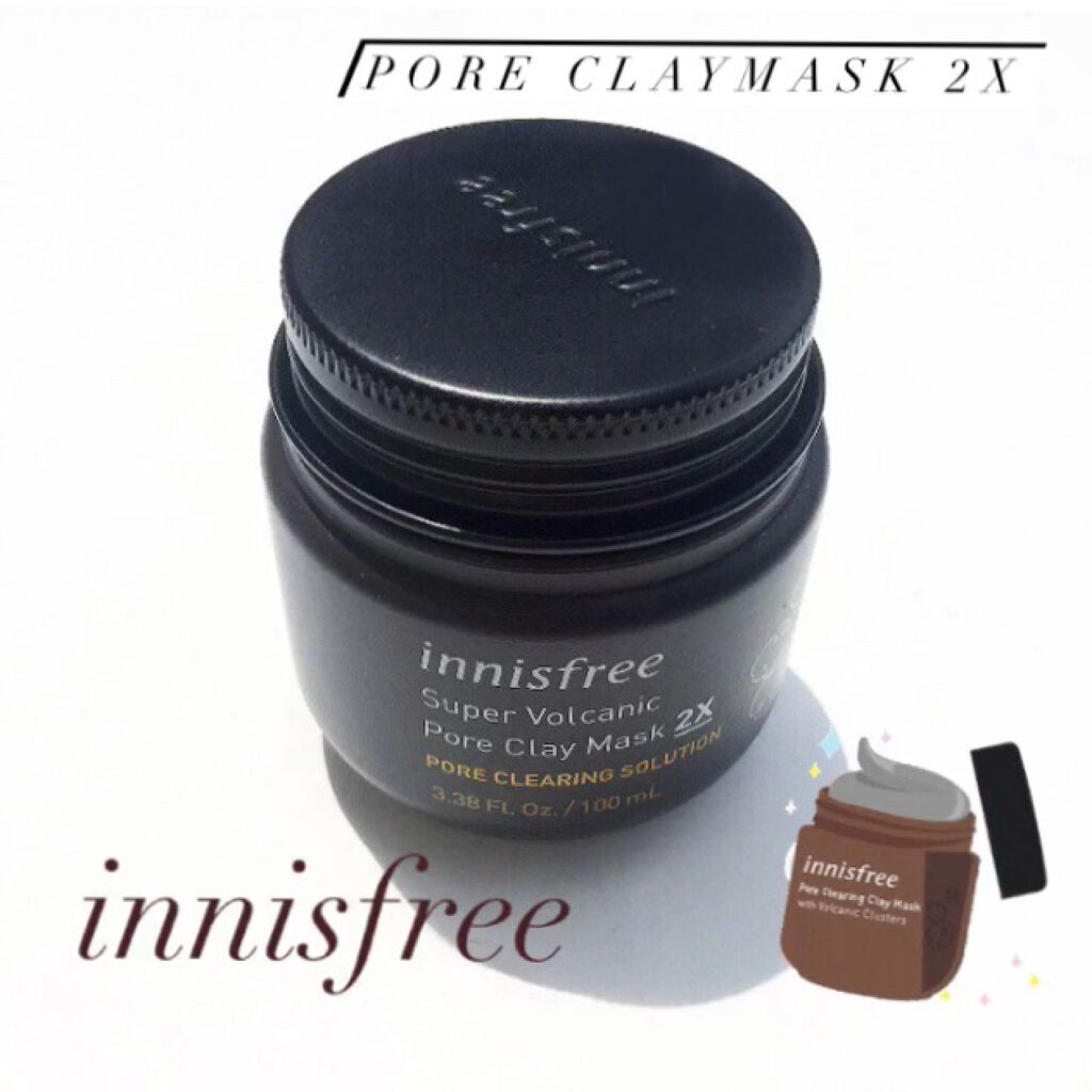 スーパーヴォルカニック　ポア　クレイマスク/innisfree/洗い流すパック・マスクを使ったクチコミ（1枚目）
