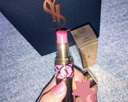 ルージュ ヴォリュプテ シャイン/YVES SAINT LAURENT BEAUTE/口紅を使ったクチコミ(2枚目)