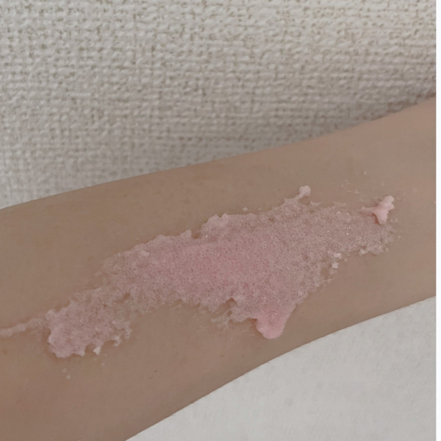 Q+Me スウィート ボム タラソ スクラブ/AGARISM/バスト・ヒップケアを使ったクチコミ(3枚目)