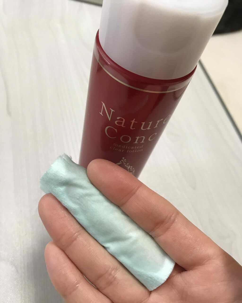 ネイチャーコンク 薬用 クリアローションとてもしっとり/ネイチャーコンク/拭き取り化粧水を使ったクチコミ(3枚目)