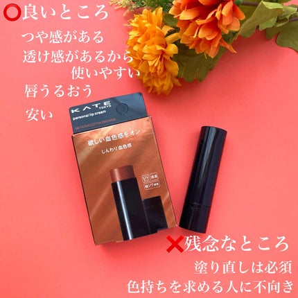 パーソナルリップクリーム/KATE/リップクリームを使ったクチコミ(2枚目)