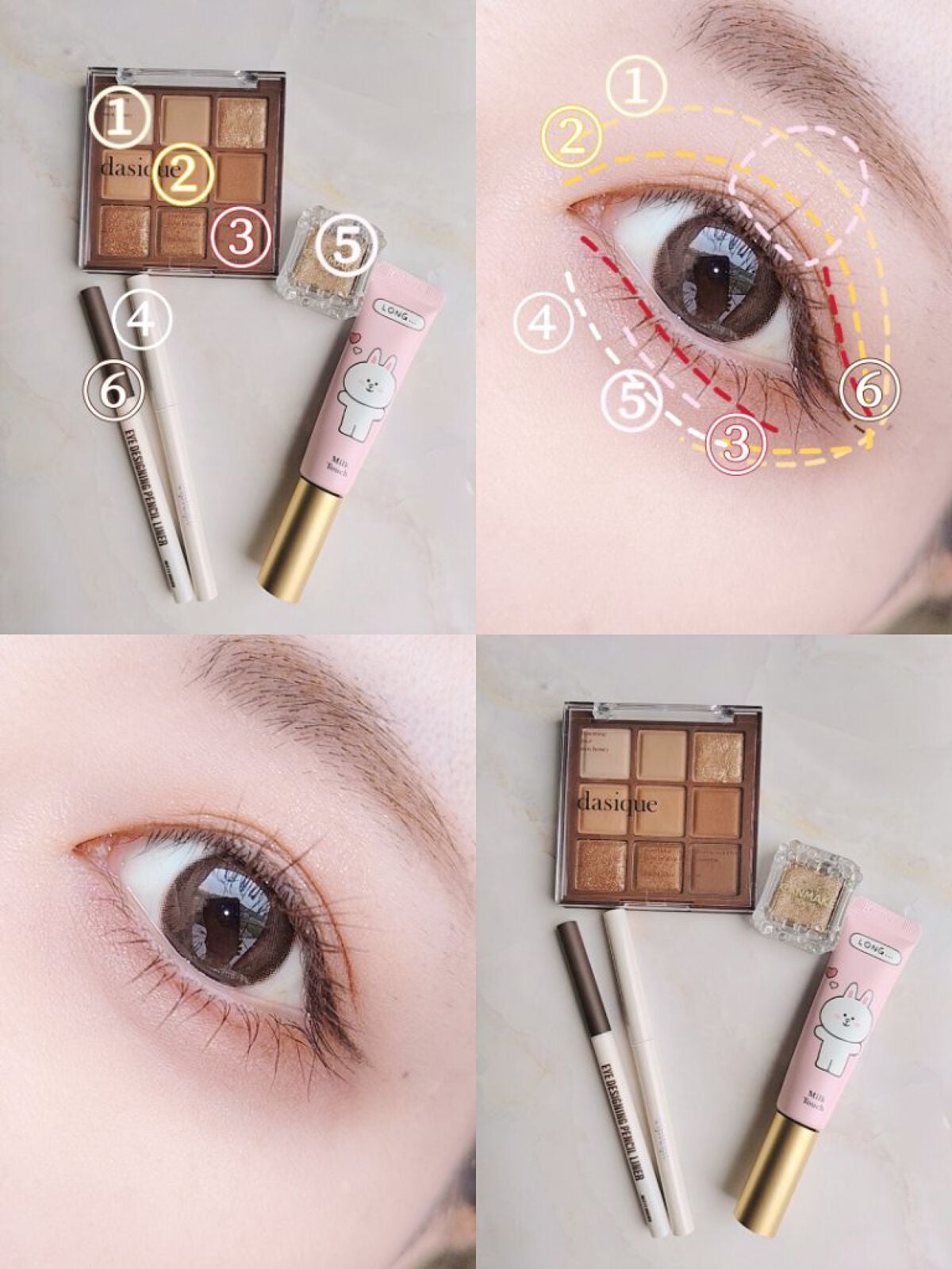 シャドウパレット/dasique/アイシャドウパレットを使ったクチコミ(3枚目)