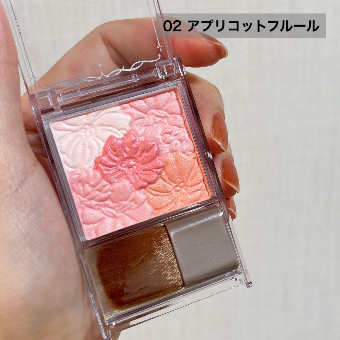 グロウフルールチークス/キャンメイク/パウダーチークを使ったクチコミ(2枚目)