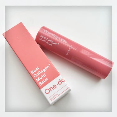 One-day's you リアルコラーゲンマルチバームのクチコミ「𓍯Real Collagen Multi Balm⌇One-day's you

手軽に弾力ケ.....」（1枚目）