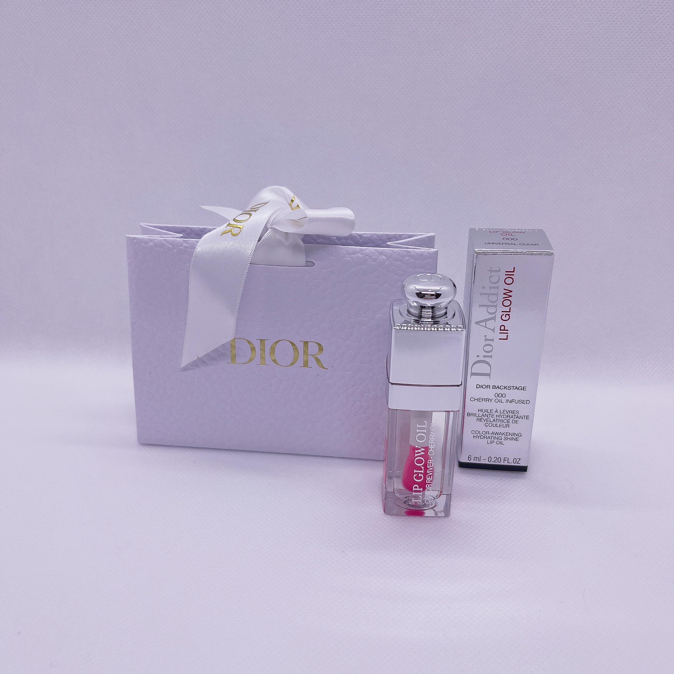 ディオール アディクト リップ グロウ オイル 000 ユニバーサル クリア /Dior/リップグロスを使ったクチコミ（2枚目）