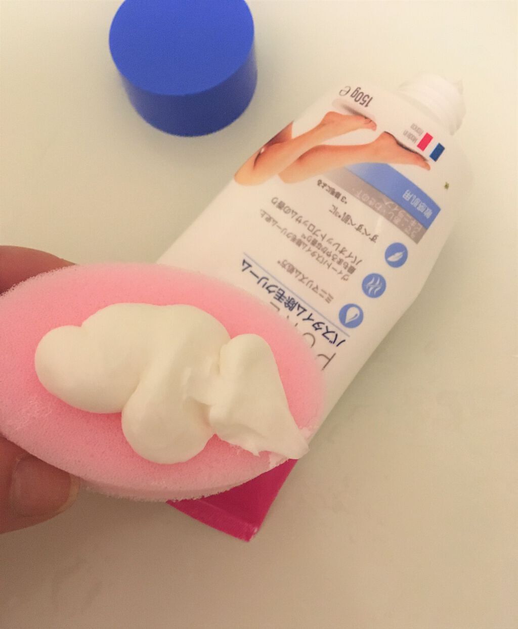 バスタイム除毛クリーム 敏感肌用/Veet/除毛クリームを使ったクチコミ（1枚目）