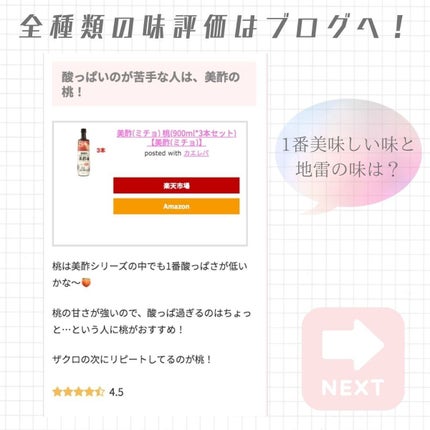 美酢 (希釈タイプ)/美酢(ミチョ)/その他飲むお酢を使ったクチコミ(6枚目)