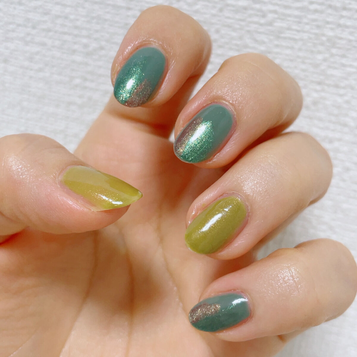 オサジ アップリフト ネイルカラー 14 Aikagi〈合鍵〉/OSAJI/マニキュアを使ったクチコミ（2枚目）