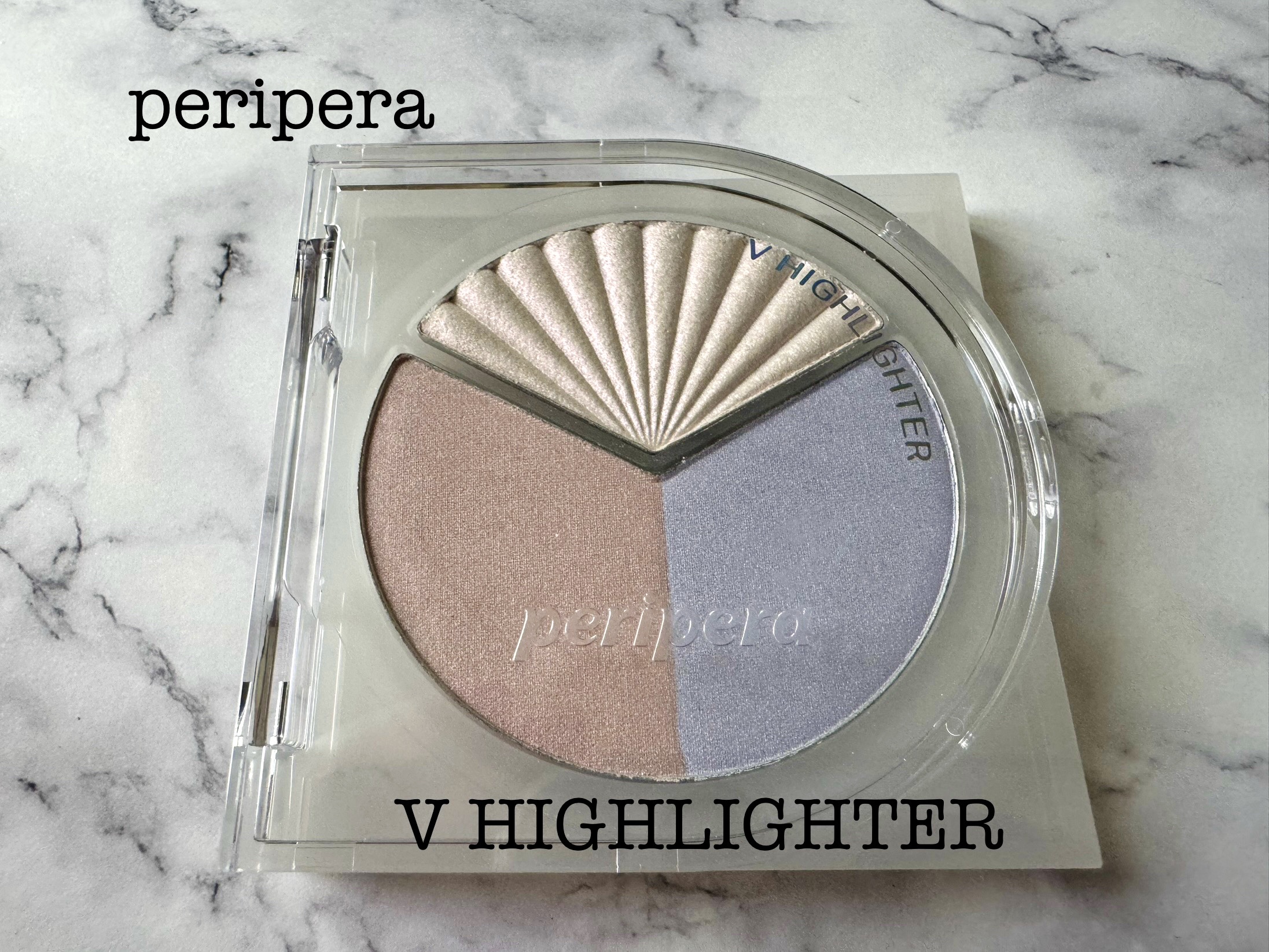 ブイ ハイライター 02 CLEAR FLASH/PERIPERA/ハイライト・シェーディングを使ったクチコミ（1枚目）