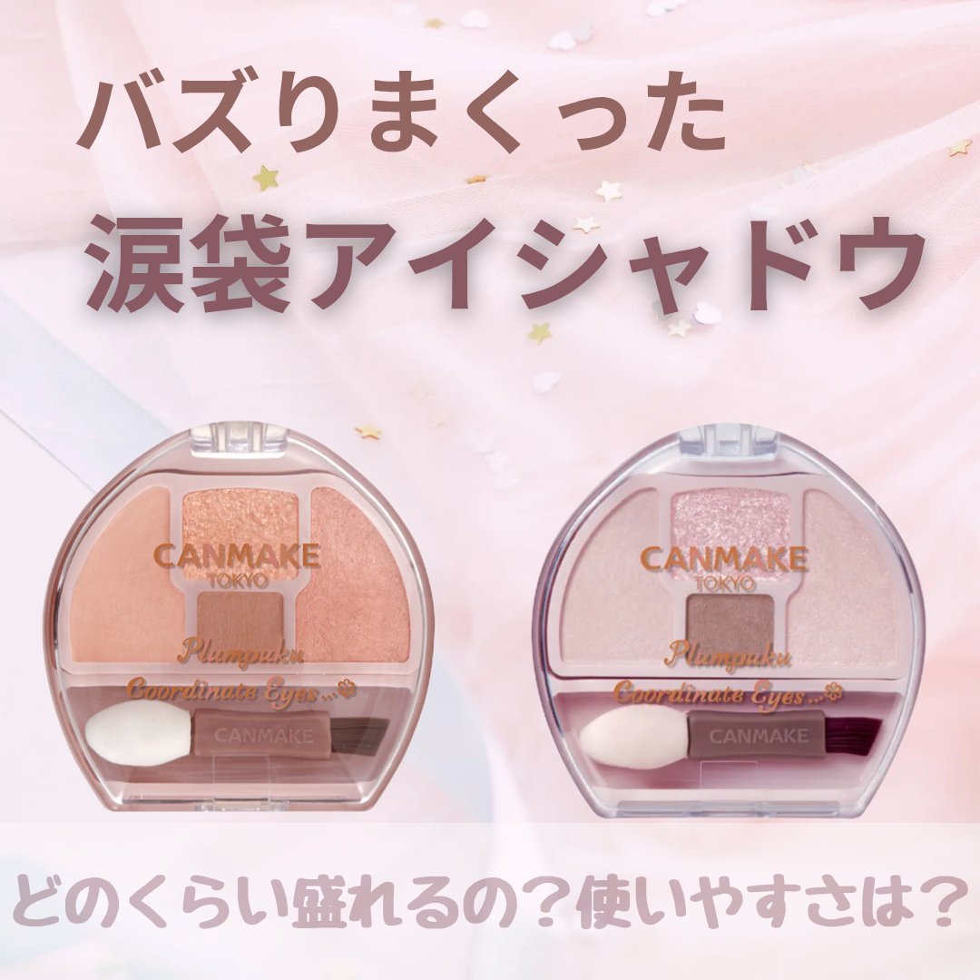 プランぷくコーデアイズ/キャンメイク/パウダーアイシャドウを使ったクチコミ（1枚目）