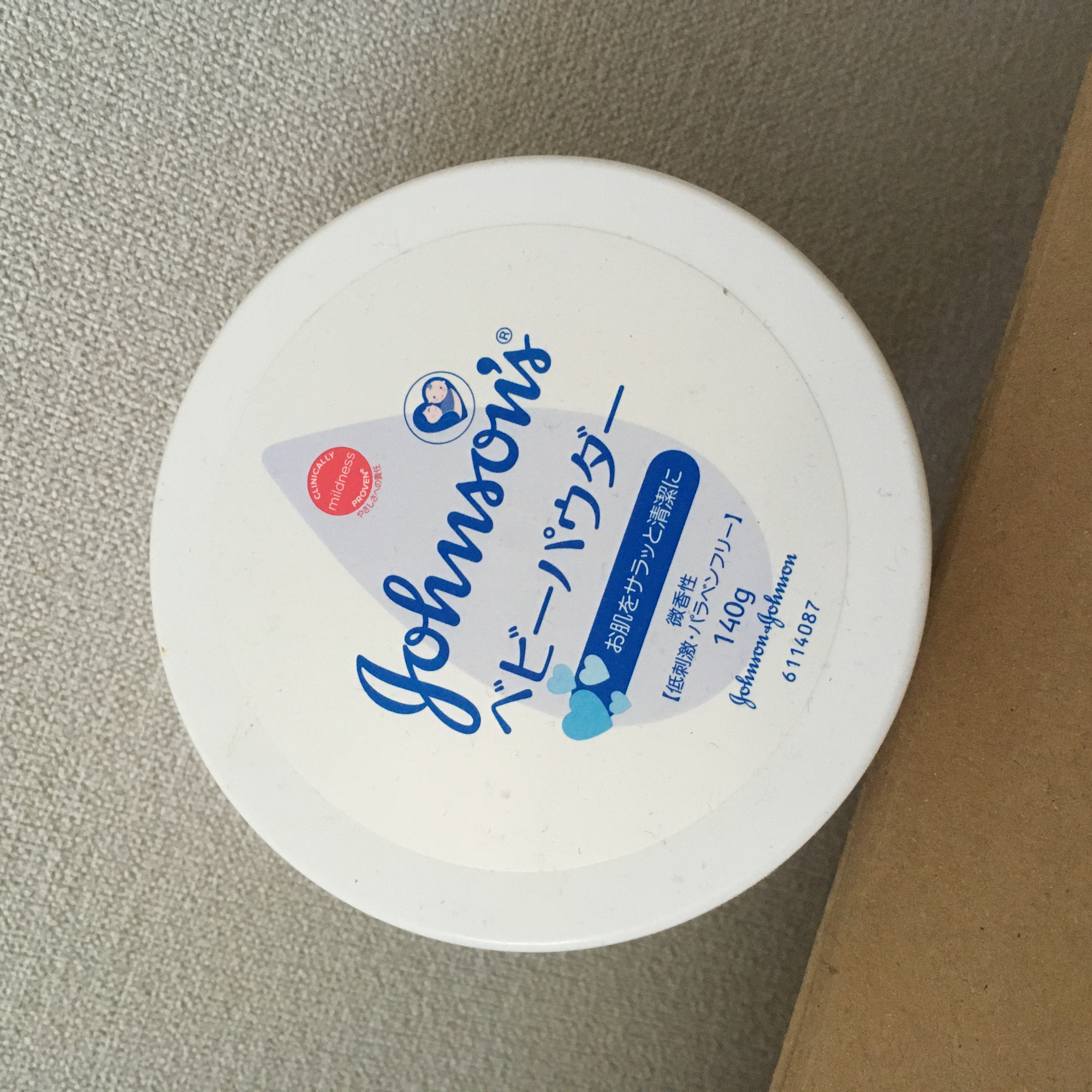 ジョンソン ベビーパウダー/ジョンソンベビー/ボディパウダーを使ったクチコミ（1枚目）