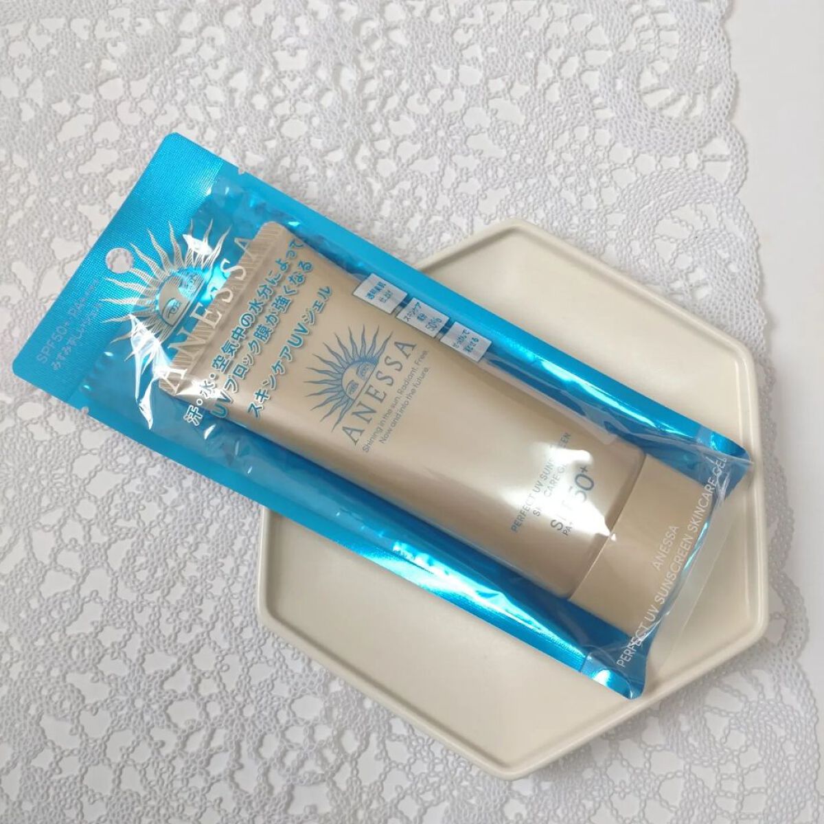 パーフェクトUV スキンケアジェル N/アネッサ/日焼け止め・UVケアを使ったクチコミ（2枚目）