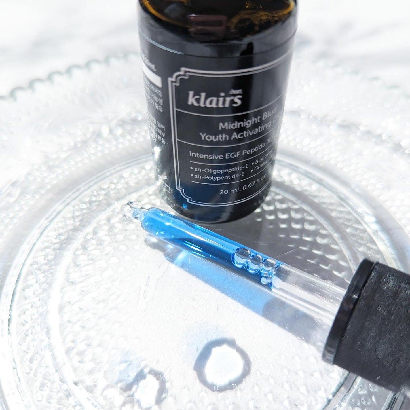 ミッドナイトブルーユースアクティベーティングドロップ(20ml)/Klairs/美容液を使ったクチコミ(4枚目)