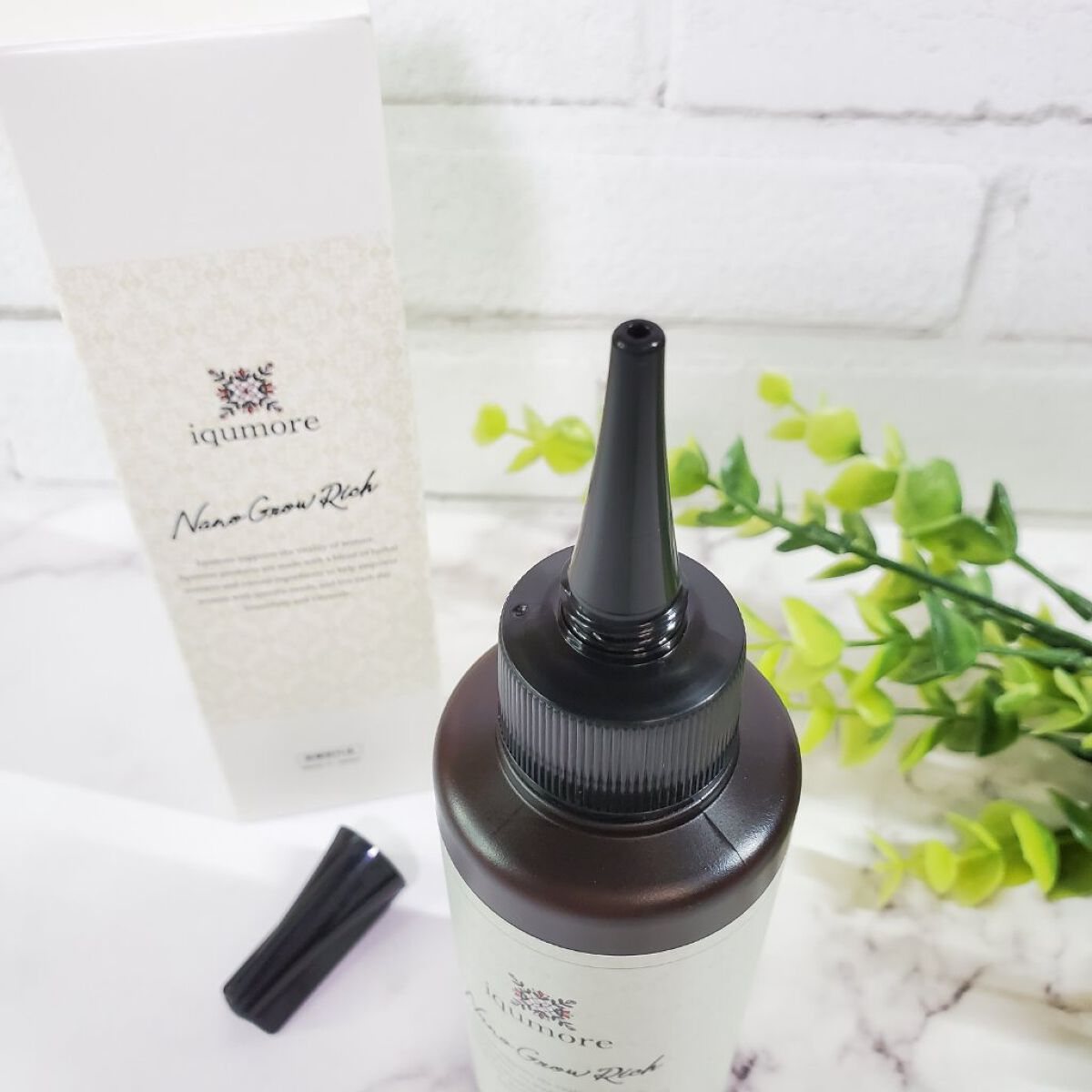 ナノグロウリッチ/iqumore/頭皮ローションを使ったクチコミ（2枚目）