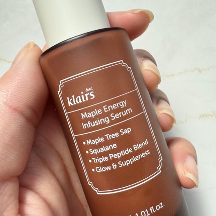 メープルエナジーインフュージングセラム/Klairs/美容液を使ったクチコミ(4枚目)