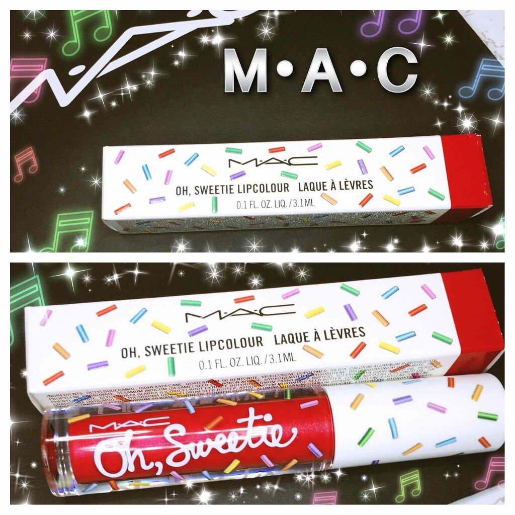 オー,スウィーティー リップカラー/M・A・C/リップグロスを使ったクチコミ(1枚目)