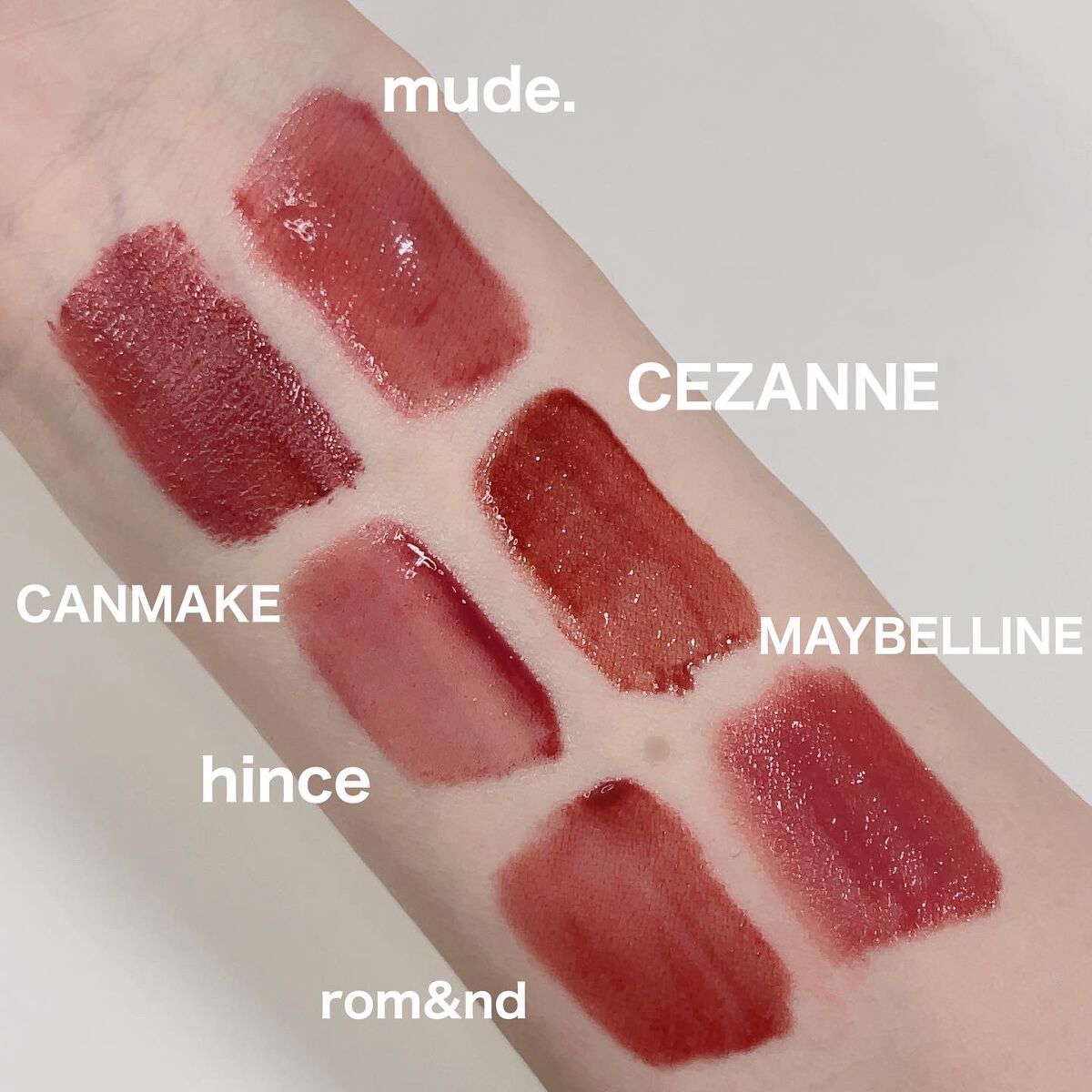 ジューシーラスティングティント/rom&nd/リップティントを使ったクチコミ（3枚目）