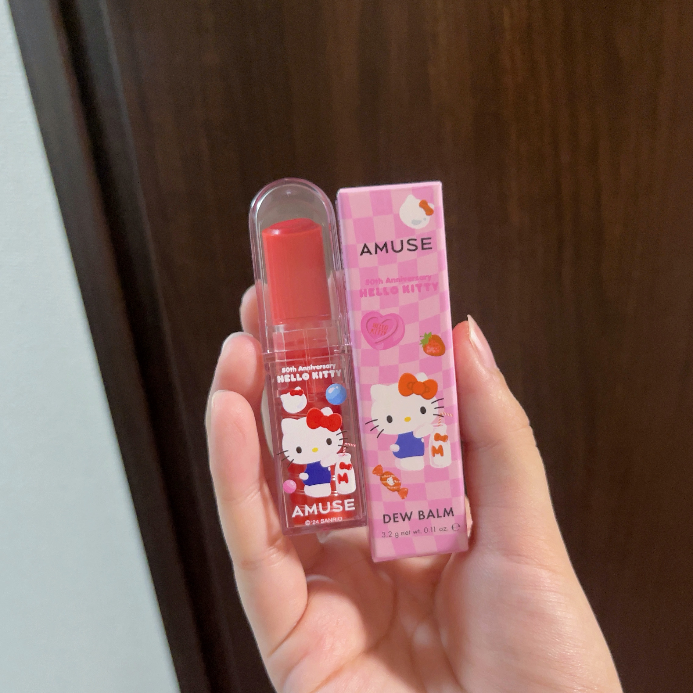 デューバーム 01 ルビーバーム（限定）/AMUSE/口紅・グロス・リップライナー・リップケアを使ったクチコミ（1枚目）