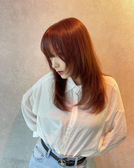 あつき on LIPS 「red×layerバランスと質感にこだわったlayercut..」(1枚目)