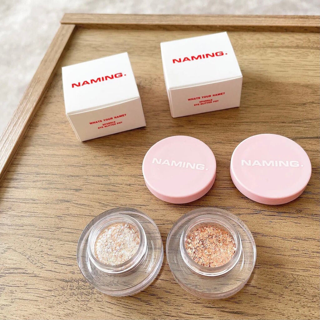 ネイミングスパークルアイグリッターポット/NAMING./グリッターを使ったクチコミ(6枚目)