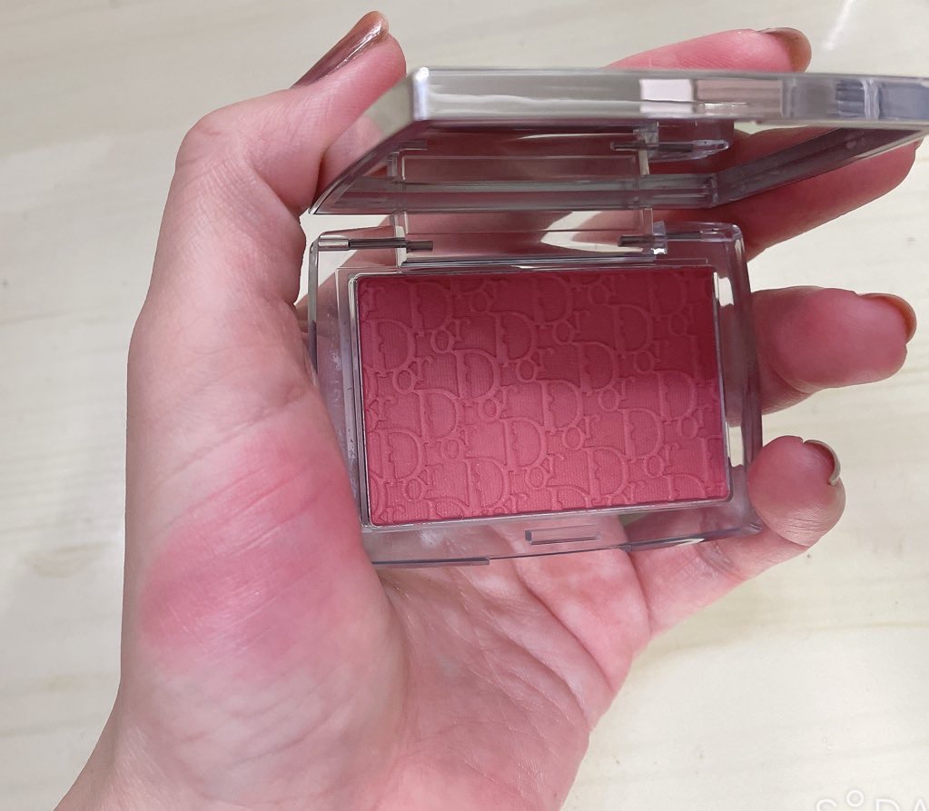 ロージー グロウ 012 ローズウッド/Dior/パウダーチークを使ったクチコミ（3枚目）