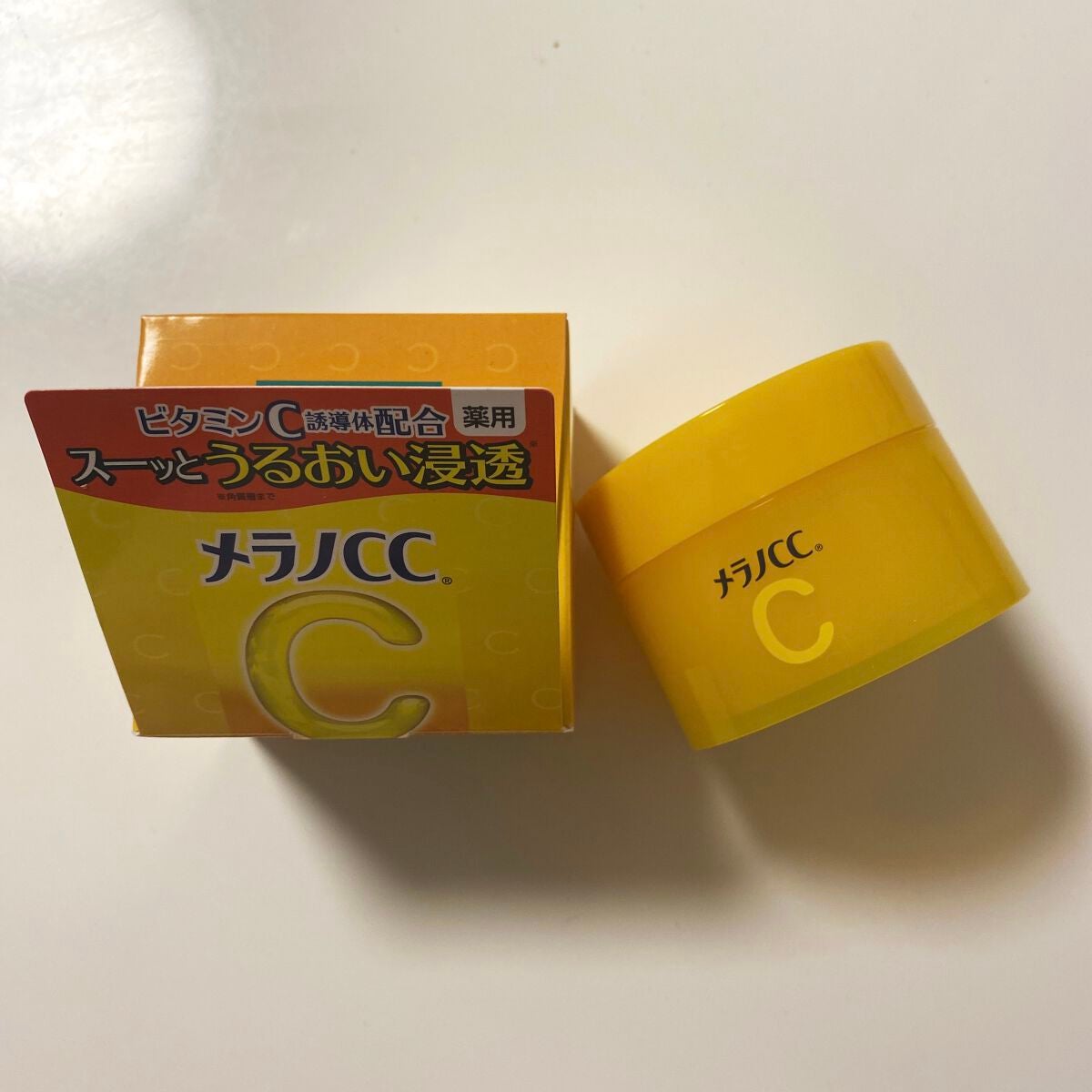 薬用しみ対策美白ジェル/メラノCC/フェイスクリームを使ったクチコミ(1枚目)