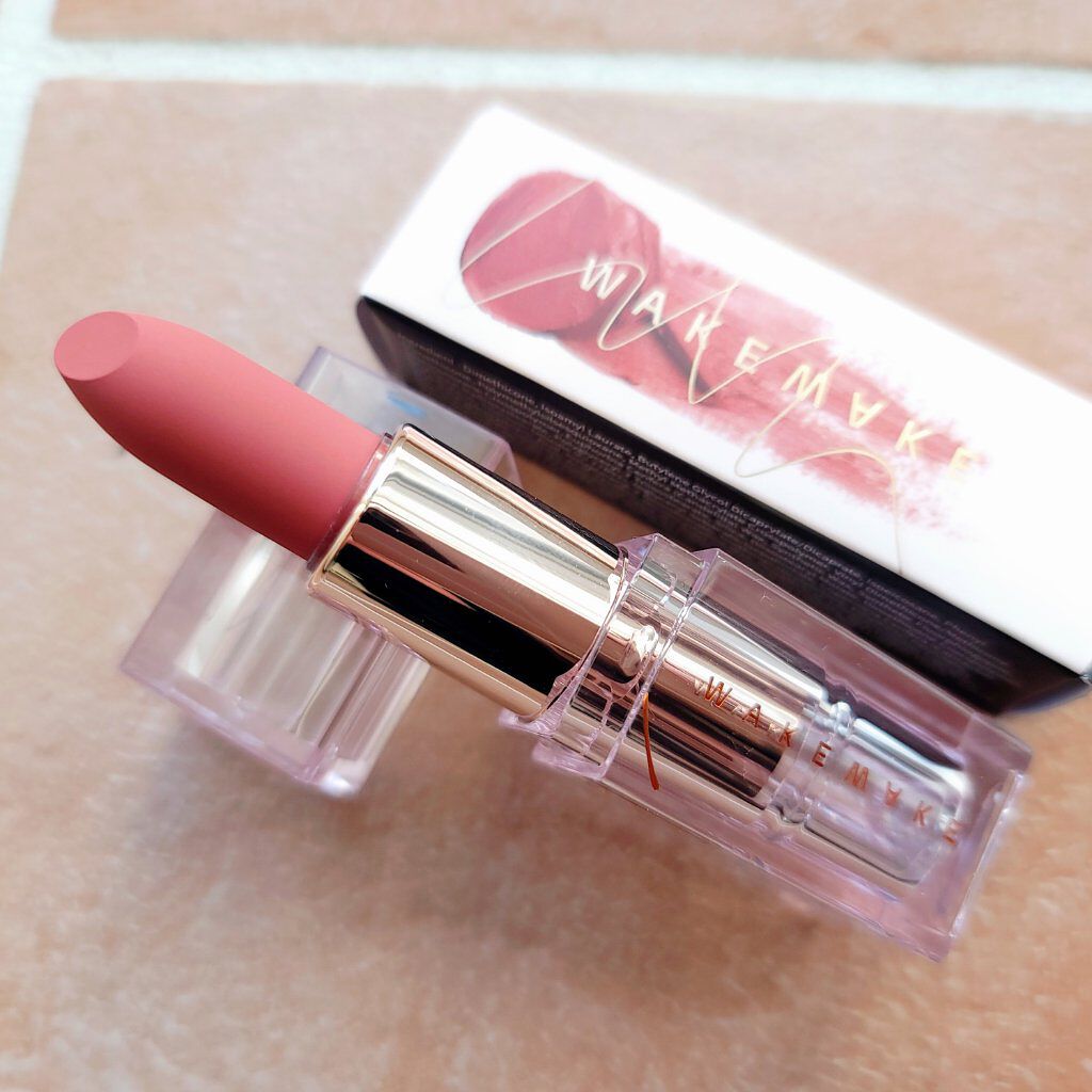 ヌーディーベルベットリップ/wakemake/口紅を使ったクチコミ（3枚目）